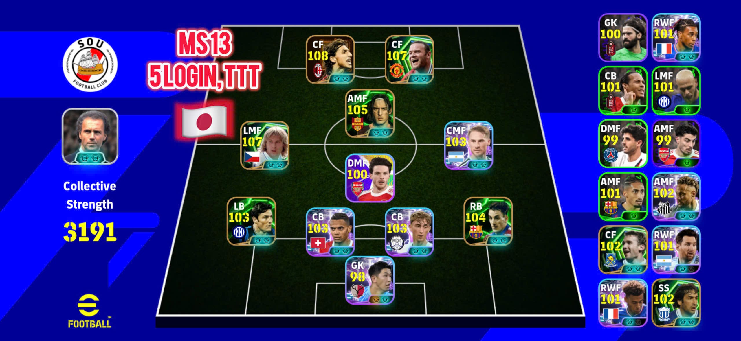 MS13 - Zlatan, Nedved, Rooney,...
