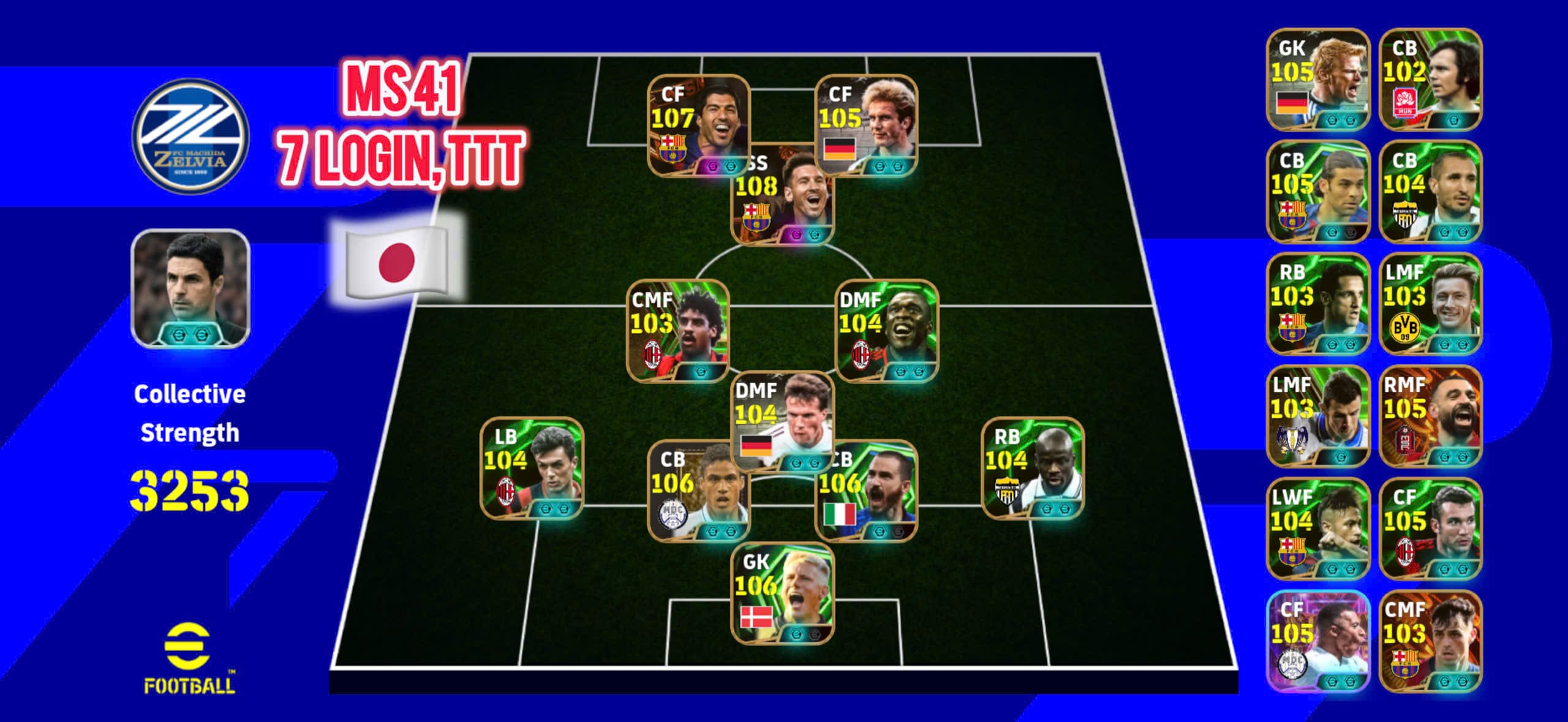 MS41 - Rum, Messi, Seedorf, Bonucci, Schmeichel, Thuram, Maldini, Mbappe,...