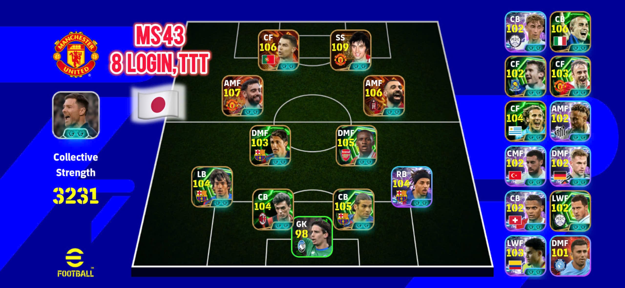 MS43 - CR7 + Bruno, Best, V4, Maldini, Salah,...